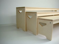 Детские столики и парты + Набор скамеек "Матрёшка"