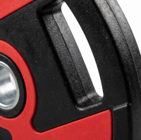Диски для штанг и гантелей + Диск уретановый c хватом UNIX Fit PRO 25 кг, 51 мм, 1 шт.