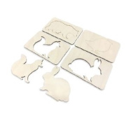 Игровое развивающее оборудование + Трафареты в ассортименте, набор 8 штук