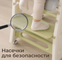 Детские стульчики и кресла + Стул для кормления UNIX Kids Basic зеленый