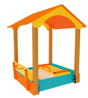 Песочницы + Песочница Домик ИО 07-555 / ИО 07-534-2