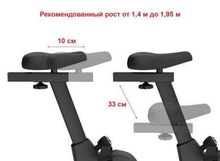 Велотренажеры + Велотренажер UNIXFIT BL-390E