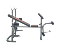 Скамьи + Скамья со стойками под штангу с опциями DFC D126