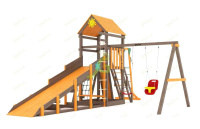 Детские уличные комплексы + Всесезонная площадка IgraGrad С Gride с рукоходом SF1 