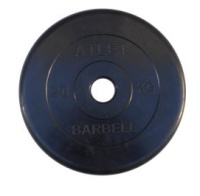 Диски с посадочным диаметром 51 мм + Диск обрезиненный BARBELL ATLET диаметр 51 мм