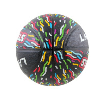 Баскетбольные мячи + Мяч баскетбольный Larsen Street Black Stripes