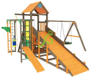 Детские уличные комплексы + Детская площадка IgraGrad Спорт 1 с зимним модулем