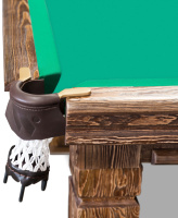 Бильярдные столы + Стол / пирамида "Провинциал" (9 футов, 6 ног, 25мм камень)