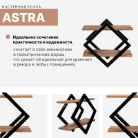 Стеллажи, этажерки, полки + Полка настенная Astra