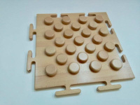 Тактильное оборудование и панели + Сенсорная дорожка из бука (4 модуля)