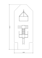 Детские уличные комплексы + Парусник (Лагуна) - ДИК 2.03.3.02-05 - Игровой комплекс Н=1200