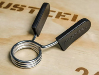 Замки для грифов + Зажим для штанги пружинный, пара