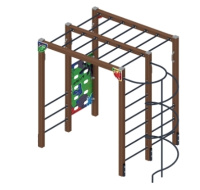 Детские уличные комплексы + Спортивная серия (Граффити) СК 2.01.01-01