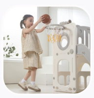 Детские горки + Игровой комплекс с горкой UNIX Kids Star Grey