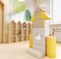 Мягкие модули + Ракета конструктор Romana ДМФ-МК-13.90.28 Pastel