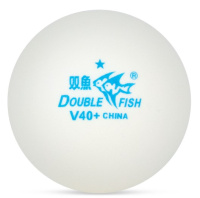 Мячики для настольного тенниса + Мяч для настольного тенниса Double Fish No-Star Ball , V40+, 100 шт