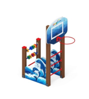 Детские уличные комплексы + Спортивная серия тип 1 Дельфинарий - СК 1.01.05-01