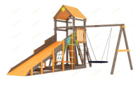 Детские уличные комплексы + Всесезонная площадка IgraGrad С Nest SF1