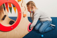 Тактильное оборудование и панели + Тактильно-развивающий комплекс Улитка Саша