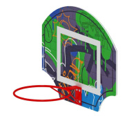 Баскетбольные щиты + Щит баскетбольный мини (Граффити) - СО 1.70.02-03