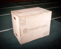 Плиобоксы + Тумба для запрыгивания деревянная 50-60-75см