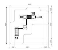 Детские уличные комплексы + Лукоморье - ДИК 2.25.07-01.С - Игровой комплекс H=1200