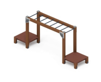 Детские уличные комплексы + Спортивная серия - СК 1.01.13