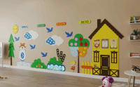 Декоративно-развивающие панели + Игровая настенная панель "Окружающая среда" макси