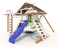 Детские уличные комплексы + Детская площадка IgraGrad Крепость Фани (Дерево) мод.2