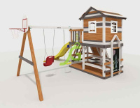 Детские уличные комплексы + Детская площадка IgraGrad Домик 2 мод.1