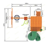 Детские уличные комплексы + Детская площадка IgraGrad Крафт Pro 3 с трубой