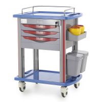 Тележки медицинские + Столик реанимационный, анестезиологический CT750-03 (ТМ-004АН-00)