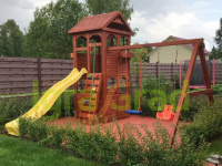 Детские уличные комплексы + Детская площадка IgraGrad Клубный домик