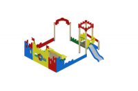 Песочницы + Песочный дворик Королевство ИО 07-541