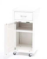 Тумбы медицинские + Металлическая прикроватная тумба с полкой для бутылок, с антибактериальной окраской ЛАМЕТ Нида-ТС.02