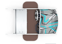 Теневые навесы, беседки + Кабриолет (серый) - Беседка машинка средняя - МФ 10.03.02-04.И1