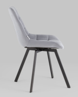 Стулья для кухни + Стул вращающийся Флекс велюр велютто серый