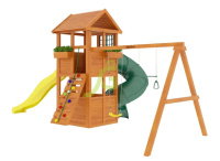 Детские уличные комплексы + Детская площадка IgraGrad Клубный домик с трубой