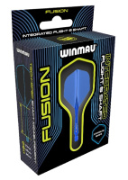 Аксессуары для игры в дартс + Литые оперения с хвостовиками Winmau Fusion Medium Azure Blue (синие)