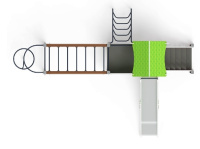Детские уличные комплексы + Лукоморье - ДИК 2.25.05-01.С - Игровой комплекс H=1200