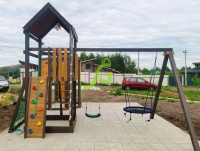 Детские уличные комплексы + Детская площадка IgraGrad Панда Фани Gride с WorkOut