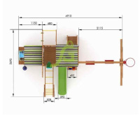 Детские уличные комплексы + Детская игровая площадка IgraGrad В2
