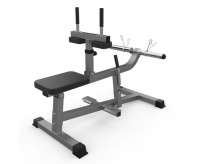 Тренажеры силовые нагружаемые дисками + Тренажер для икроножных мышц DFC D100866