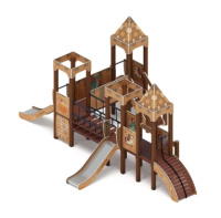 Детские уличные комплексы + Королевство (Картонное) - ДИК 1.15.04-22