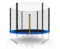 Батуты + Батут с сеткой DFC PELPO 10ft с лестницей, BLUE