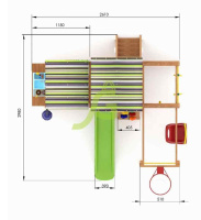 Детские уличные комплексы + Детская площадка IgraGrad В4