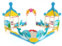 Песочницы + Песочный дворик морской ИО 07-543
