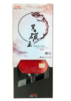 Ракетки для настольного тенниса + Ракетка для настольного тенниса Double Fish Black Carbon King Racket 3***, ITTF Approved