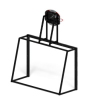 Ворота для мини-футбола + Ворота мини футбольные с баскетбольным щитом (с креплением сетки)