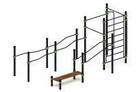 Уличные турники и брусья (Воркаут) + Воркаут ЛОВ 108 ВТ 102.13-01